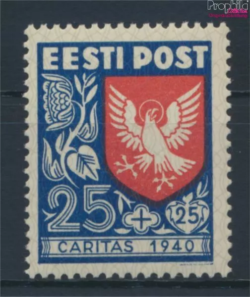Briefmarken Estland 1940 Mi 154 postfrisch(9280081