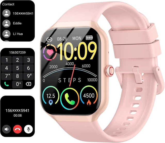 Montre Connectée AVUMD K56 PRO – Écran 1.39 Pouces, étanche, 128 Modes Sport, Cardio, Sommeil, SpO2