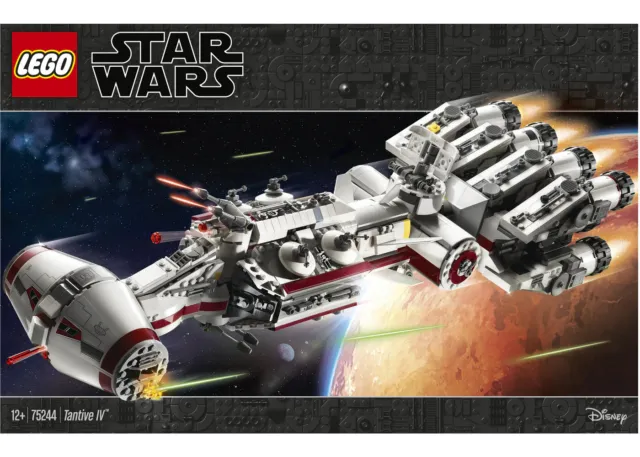 LEGO Star Wars - Tantive IV 4 - Principessa Leila C3P0 R2D2 (75244) NUOVO & IMBALLO ORIGINALE