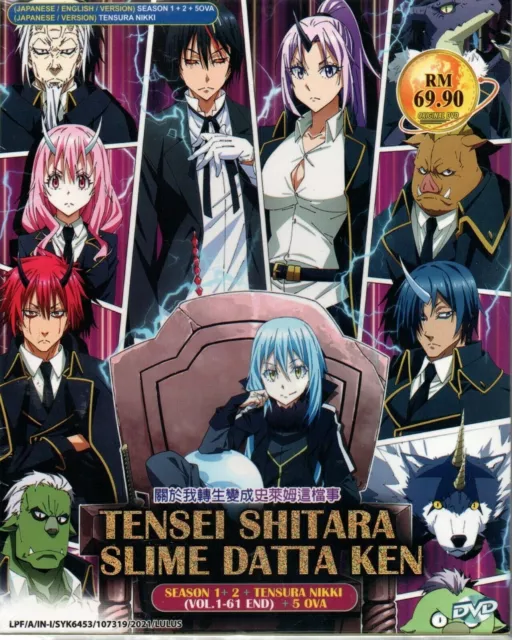 ANIME DVD TENSEI Shitara Slime Datta Ken Season 1+2 *English Ver* Complete  Box $26.90 - PicClick