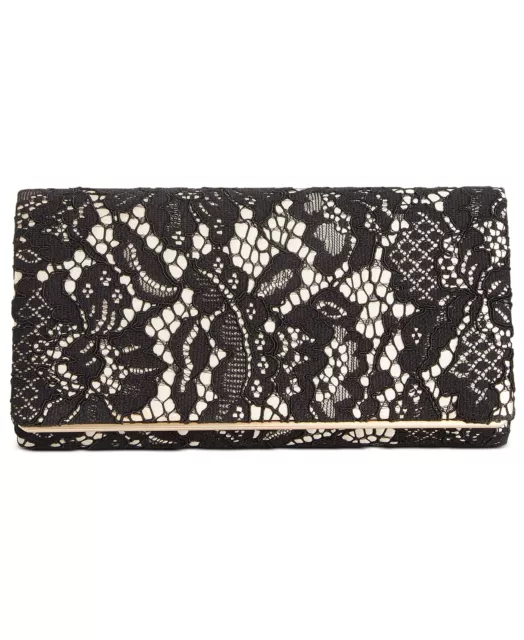 Giani Bernini Womens Lace Clutch,Black,One Size