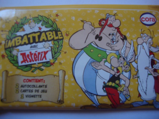 Sticker autocollant ou carte IMBATTABLE Astérix CORA 2023 - AU CHOIX