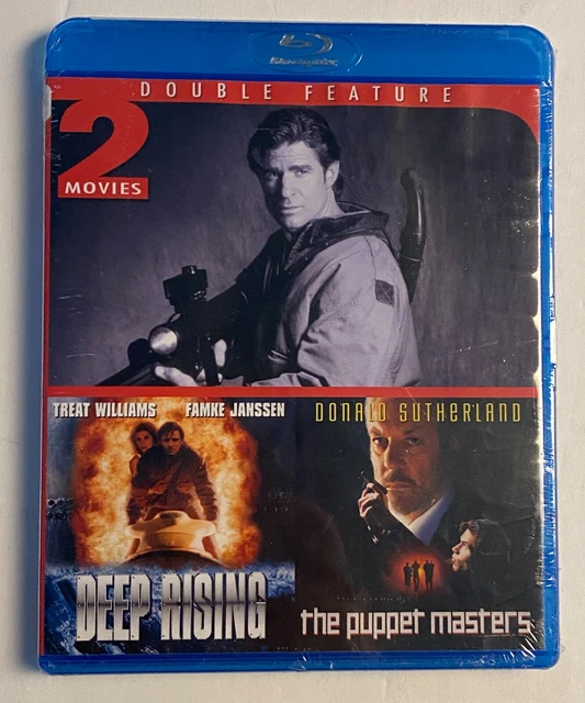 Deep Rising The Puppet Masters New SEALED Blu-ray Action Double Feature RARE Deep Rising The Puppet Masters New SEALED Blu-ray Action Double Feature RARE