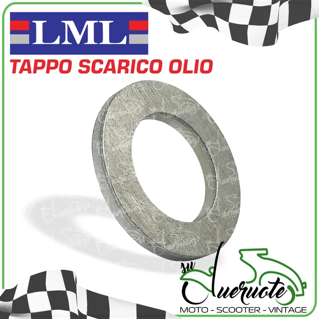 Guarnizione Tappo Scarico Olio Vite Carter Motore Lml Star 125 150 200 Deluxe 4T