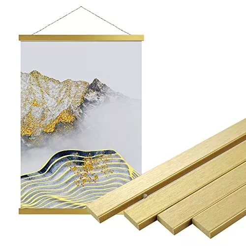16 inch Magnetic Poster Hanger Frame, 16x20 16x24 16x30 Magnet Canvas Artwork...