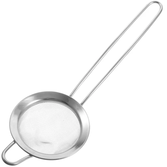 DAJASD Mehlsieb Edelstahl 20cm - 150 Mesh Feinsieb Für Backen & Küche