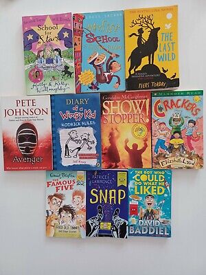 10 Older Children's Book Bundle Diary Of A Wimpy Kid Rodrick Rules, Show Stopper