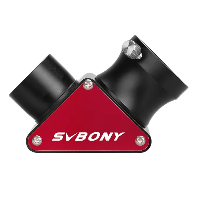 SVBONY SV188P 1.25'' 90° Dielectric Mirror Diagonal 99% Reflectivity Red