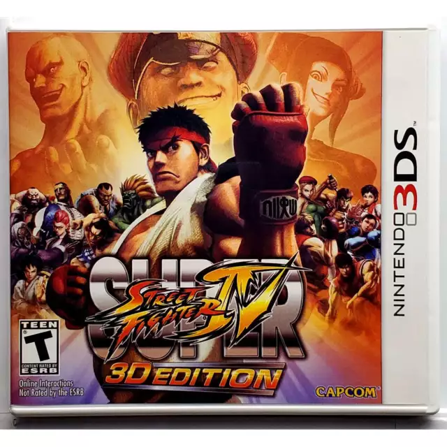 Super Street Fighter IV 3D Edition - Nintendo 3DS Pristine 180 Day Guarantee