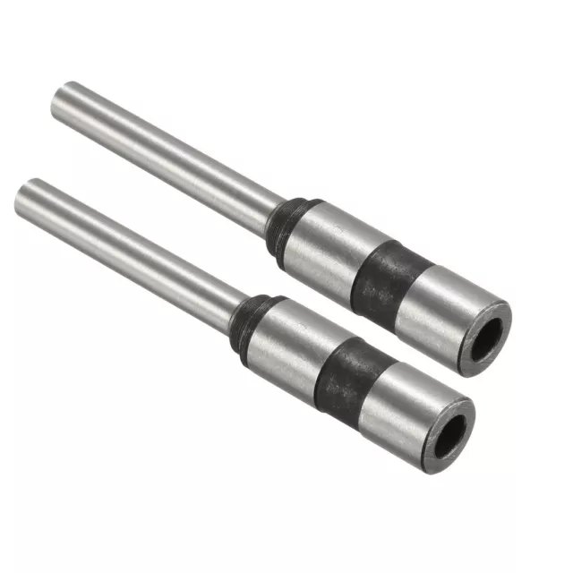 Foret papier creux 6mmx75mm tige droite Punch Poinçonneuse 2Pcs