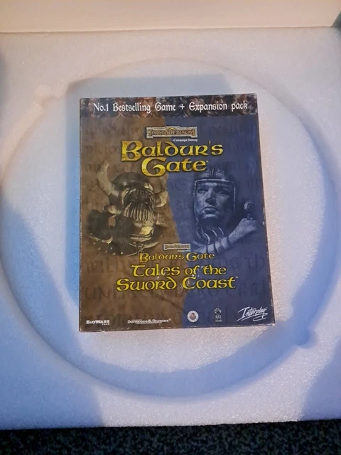 Baldur's Gate Original PLUS Tales of the Sword Coast Expansion - 2 PC Games