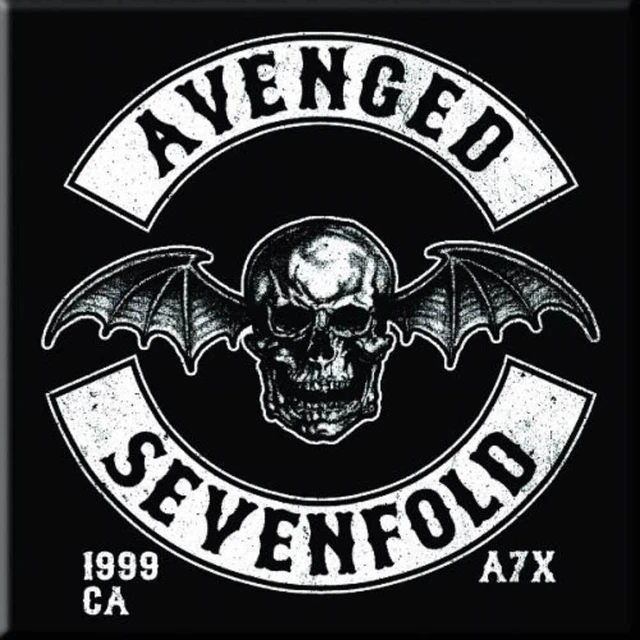 Cresta Deathbat Magnete Frigorifero Venged Sette Pieghevole Nuovo Ufficiale 76mm x 76mm