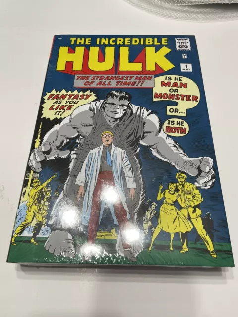 The Incredible Hulk Omnibus Vol 1 Marvel Kirby Variant DM Cover New Sealed HC