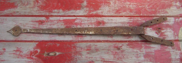 Antique Wrought Iron Barn Strap Hinge