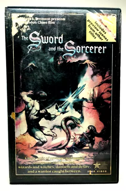 The Sword and the Sorcerer VHS PAL Very Rare EX-RENTAL Big Box STAR VIDEO 1982
