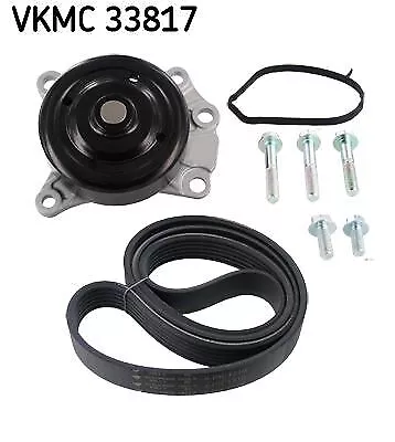 SKF Wasserpumpe + Keilrippenriemensatz VKMC 33817 für CITROËN PEUGEOT TOYOTA