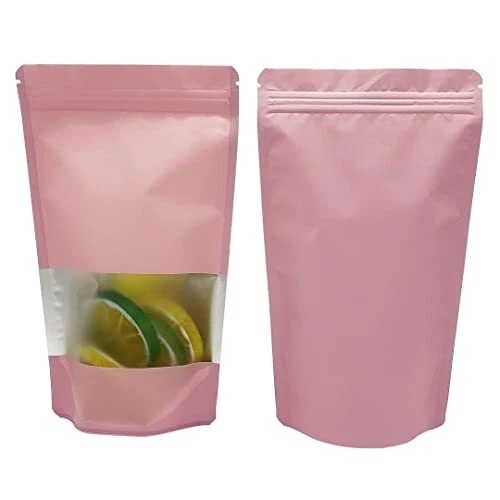 Rimiko 50 Pcs Sachets Alimentaires avec Fenêtre Transparente Sachet Aluminium...