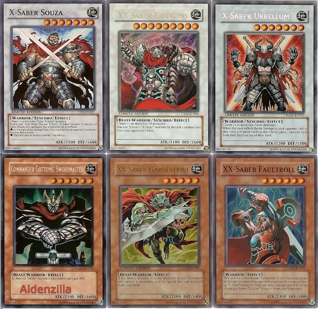 YUGIOH X-SABER DECK - XX-Saber Faultroll Gardestrike Gottoms Boggart Fire  Fist $39.00 - PicClick