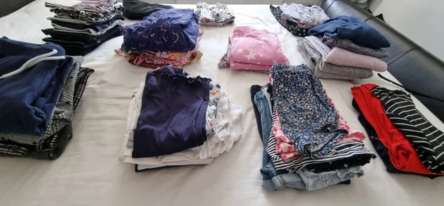 Huge Girls Age 9 - 10 Summer Winter All Season Clothes Bundle 68 items 2