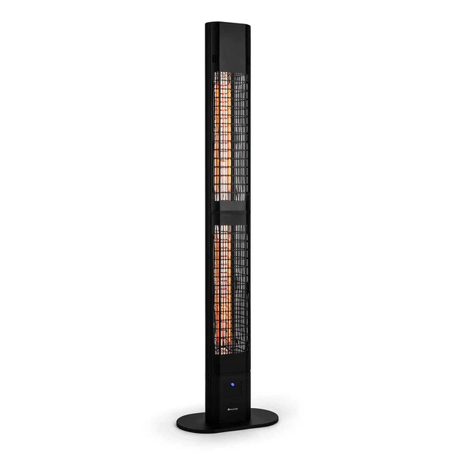 Infrarotheizstrahler Terrasse Heizgerät Garten Heizung IP54 Timer 3000 W Schwarz