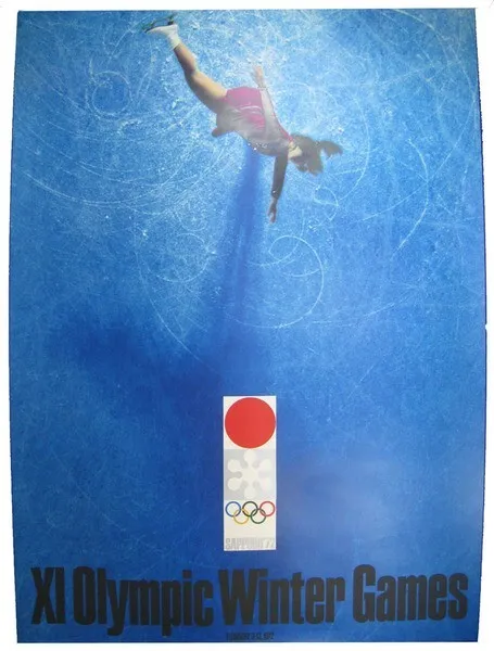 Poster【SAPPORO Olynpic Winter Games 1972】Yusaku Kamekura