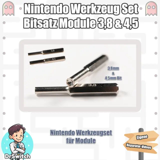 Schraubendreher Bits Bit Set 3,8  & 4,5mm Nintendo GameCube Game Boy N64 SNES