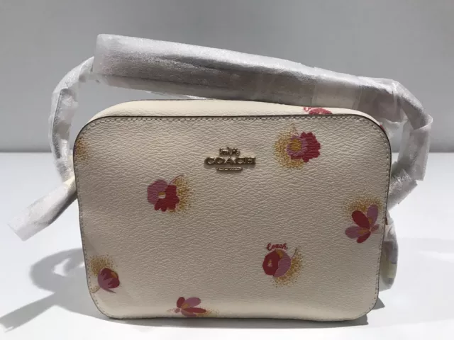 Coach Mini Camera Bag with Pop Floral Print Gold/Chalk Multi C6044