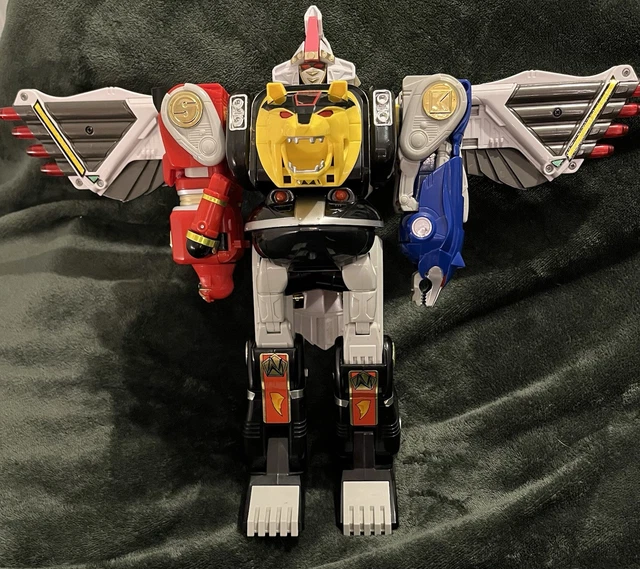 POWER RANGERS NINJA MEGAZORD DELUXE + FALCONZORD Figure Vintage Bandai