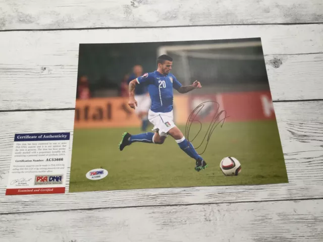 Sebastian Giovinco Signed Italy Italia 8x10 Photo PSA/DNA COA Autographed g