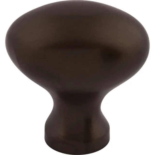 Top Knobs Cabinet Egg Knob 1 1/4 Inch Oil Rubbed Bronze