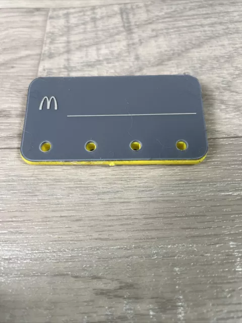 McDonalds Crew Name badge Official Genuine Pin Employee Name Tag