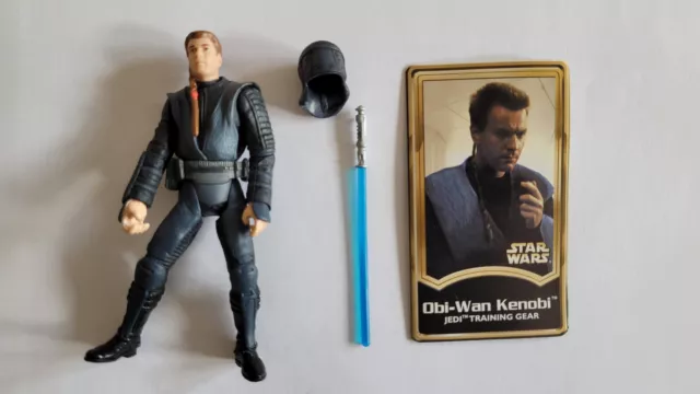 Star Wars Obi Wan Kenobi (Jedi training Gear) ( Power of the Jedi 2001 )