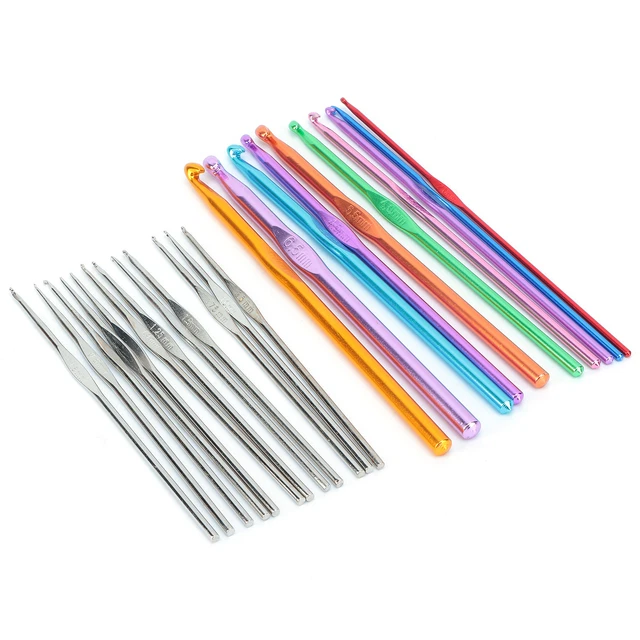 (Violet) Crochets Ensemble 'outils De Tricot Durable Avec Sac Portable Pour