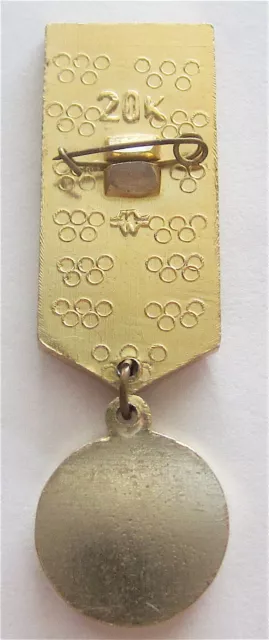 Moscow 1980 Olympic Games Fencing Pin 2