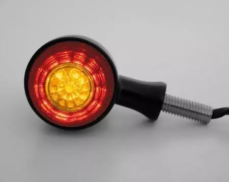 LED Rücklicht Blinker schwarzes ALU-Gehäuse