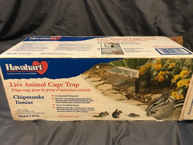 Havahart 0745 Medium Live Game Animal Trap 1 Door Chipmunk & Squirrel Trap Cage
