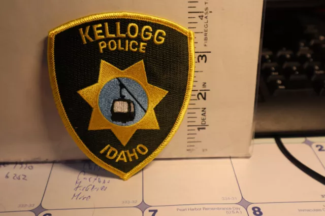 police patch   KELLOGG POLICE IDAHO