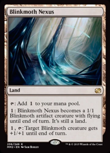 Moderatly Played, English - 1 x MTG Blinkmoth Nexus Modern Masters 2015
