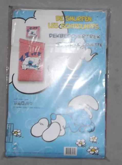 Die Schlümpfe Schlumpf Kinder Bettwäsche Kids Bedding Smurf Duvet Fabric Neu OVP 2