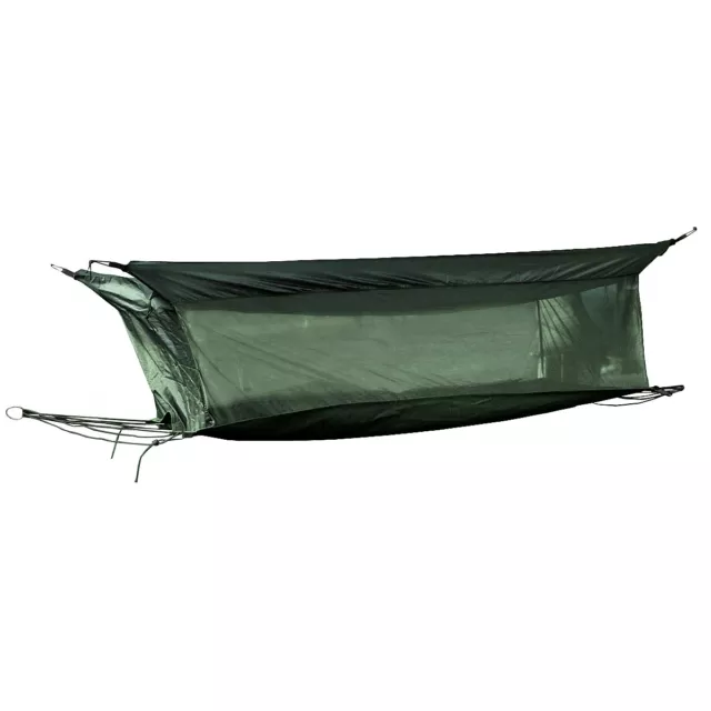 MFH Jungle Hammock Mosquito Net Survival Bushcraft Camping Gear Military Olive