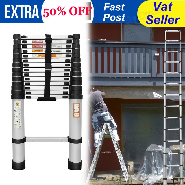 TELESCOPIC LOFT LADDER MultiPurpose, Light weight, Compact Day Plus