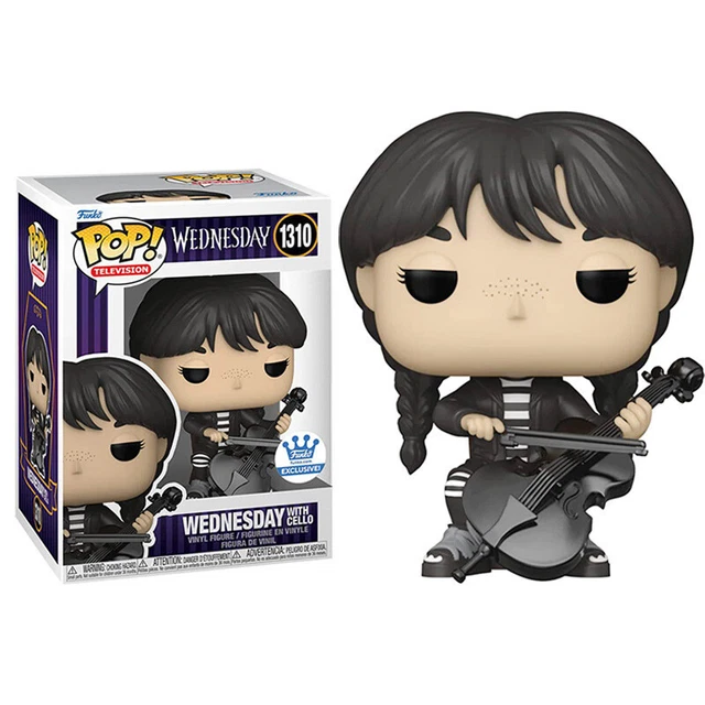 Funko Pop! Wednesday with Cello The Addams Family Wednesday 1310# Action Figures