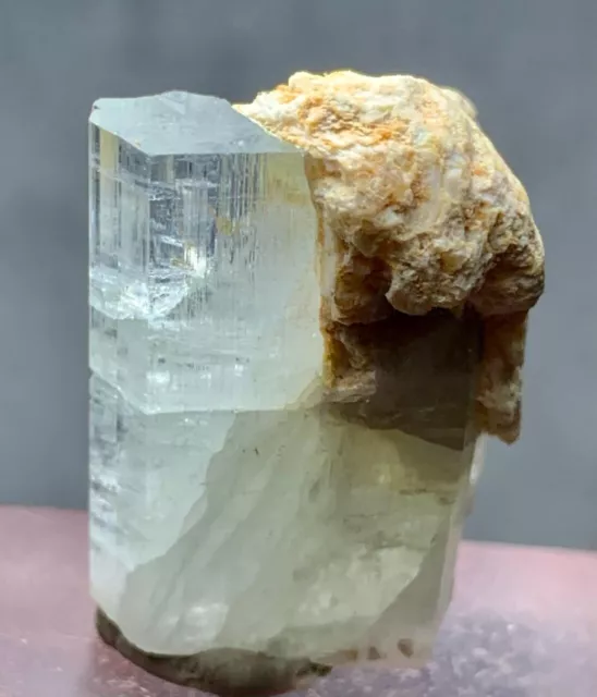 54 Cts Natural  Aquamarine Crystal  Rough Specimen Skardu Pakistan