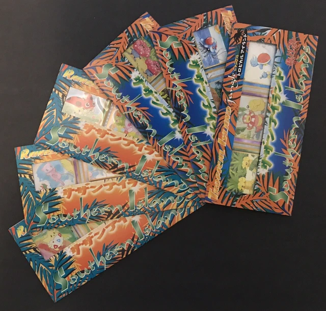 SET COMPLETO 18 carte Pokemon Isole del Sud quasi nuove/m cartelle ...