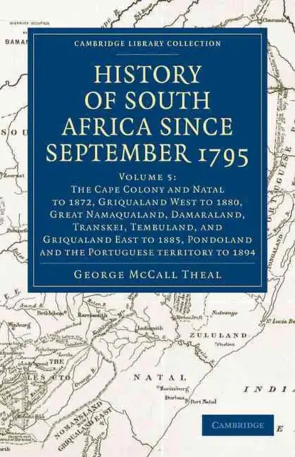 History of South Africa since September 1795 by George McCall Theal (English) Pa