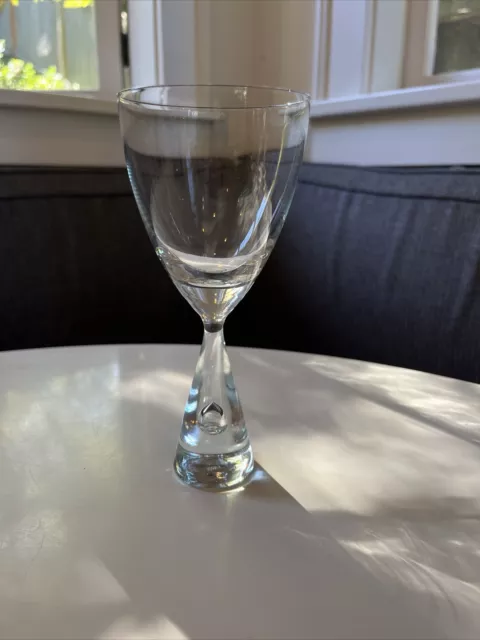Vintage Holmegaard MCM Danish Princess 6.5” Wine Claret Verve Glass, 6 Available