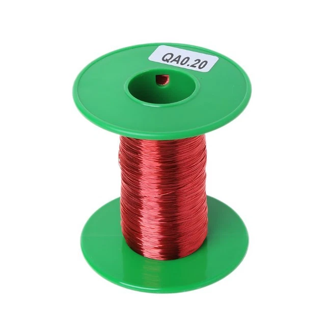100m QA Polyurethane Enameled Wire 0.2mm Welding Wires Coil Winding