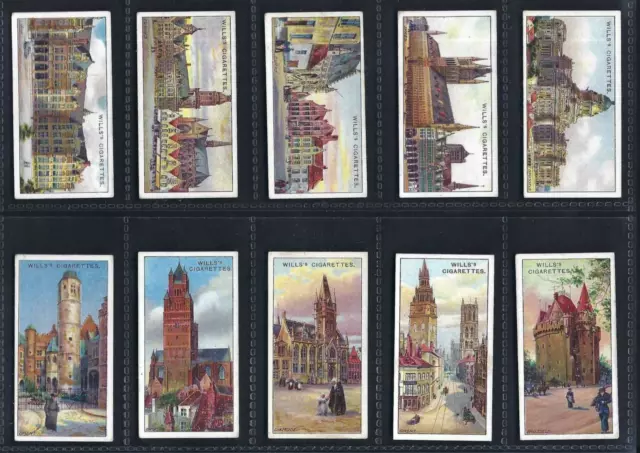 Wills - Gems Of Belgian Architecture - Full Set Of 50 Cards