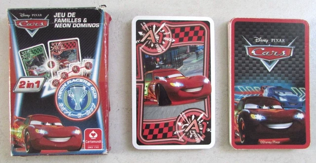 JEU DE FAMILLES & Neon Dominos Disney Pixar Cars 2 in 1 Cartamundi EUR ...