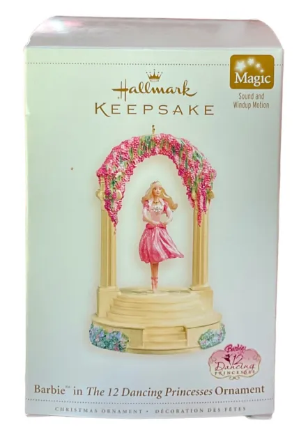 Barbie Hallmark Keepsake Christmas Ornament 12 Dancing Princesses Magic 2006 New